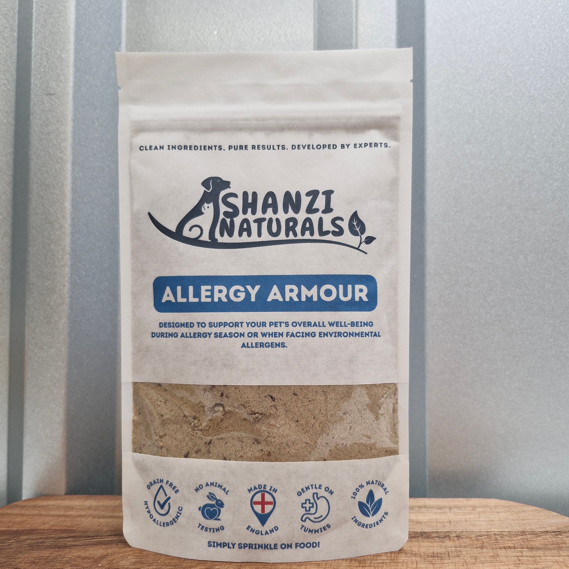 Allergy Armour herbal powder for dogs and cats