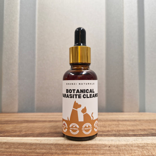 Botanical Parasite Cleanse tincture for dogs and cats – 30ml bottle