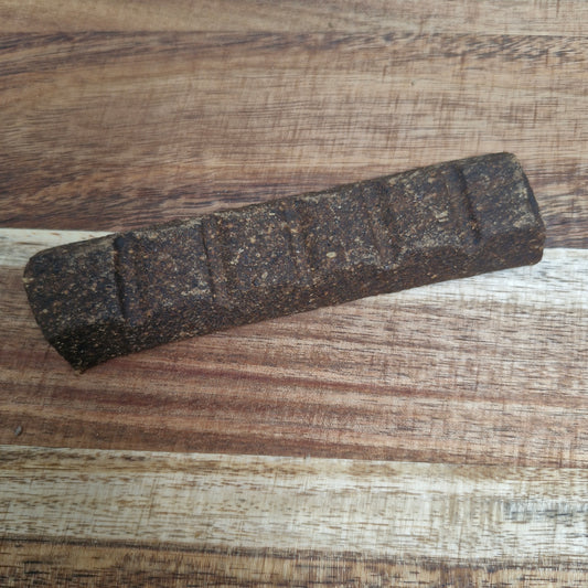 Single chicken dog superfood nutrition bar with natural ingredient