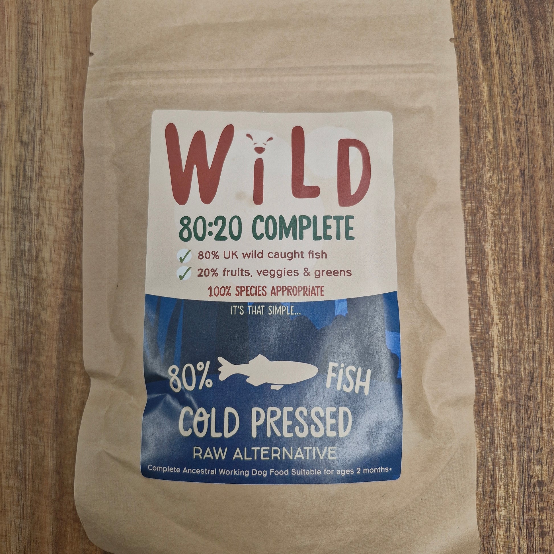 80:20 Cold Pressed Complete For Dogs - 150g Sample Size (Great for using as treats!)