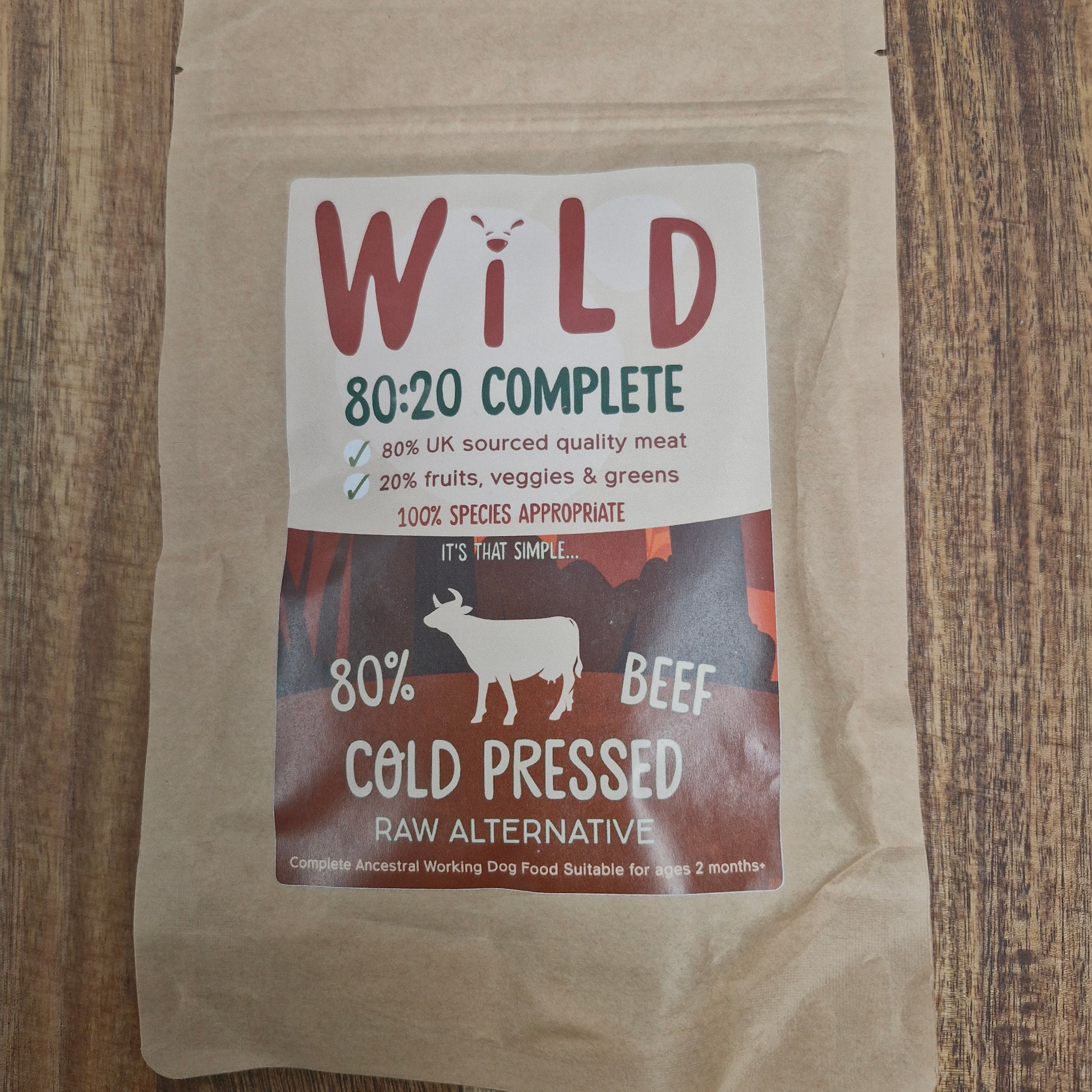 80:20 Cold Pressed Complete For Dogs - 150g Sample Size (Great for using as treats!)