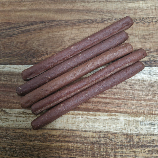 Single pheasant and partridge sausage – 100% meat treat for dogs and cats, grain-free and gently steamed