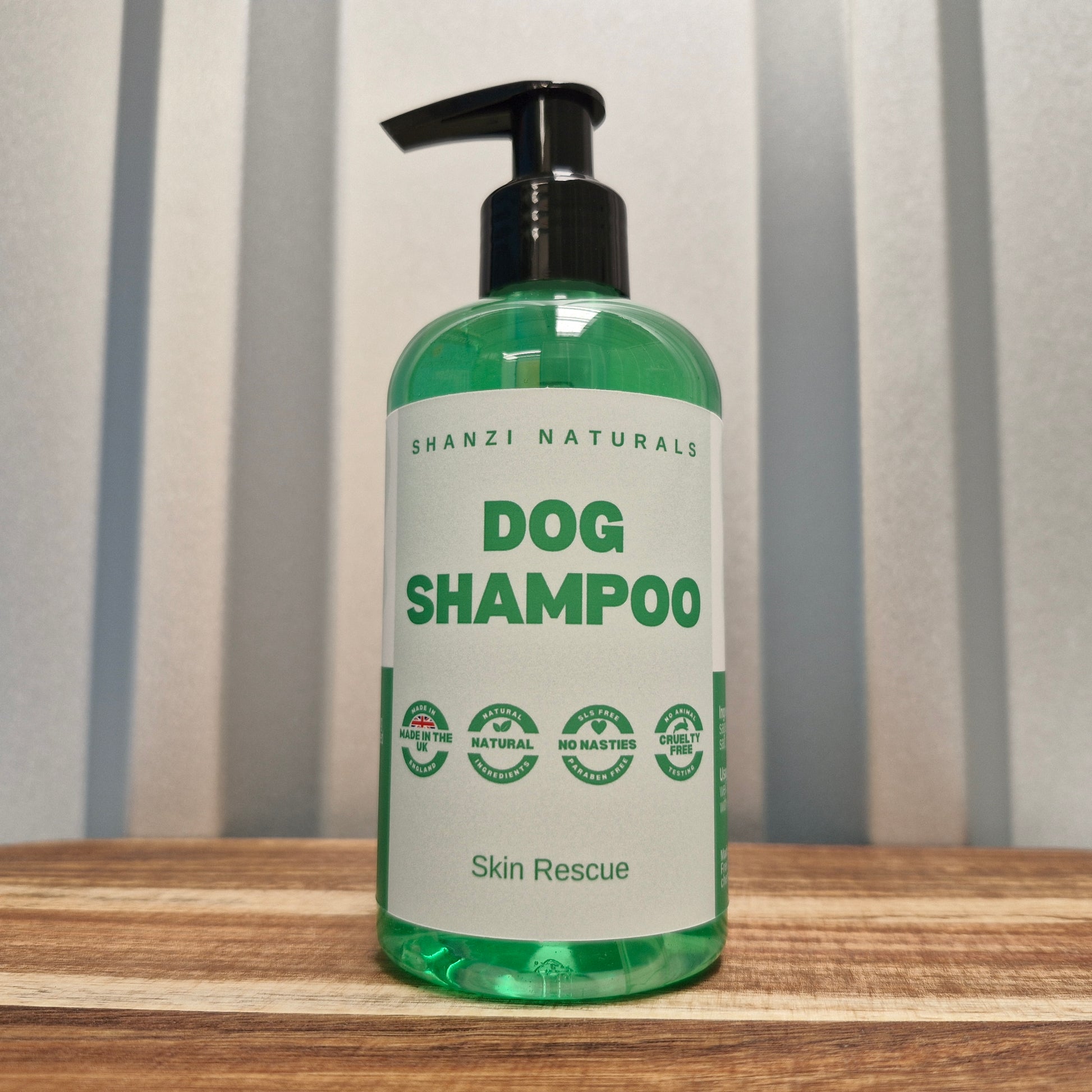 Shanzi Naturals Skin Rescue dog shampoo for problem skin
